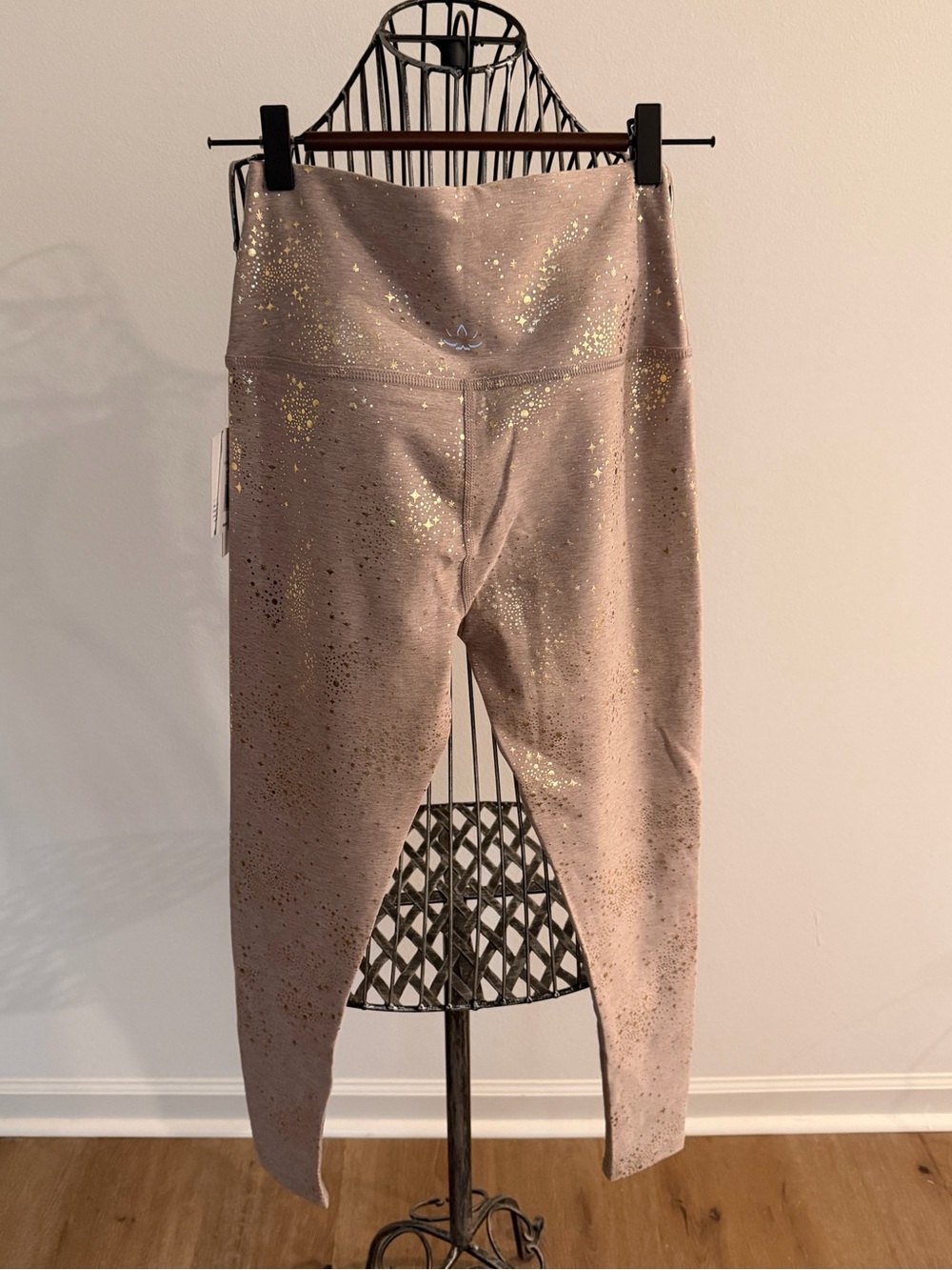 Beyond Yoga High-Rise Leggings with Metallic Speckle
